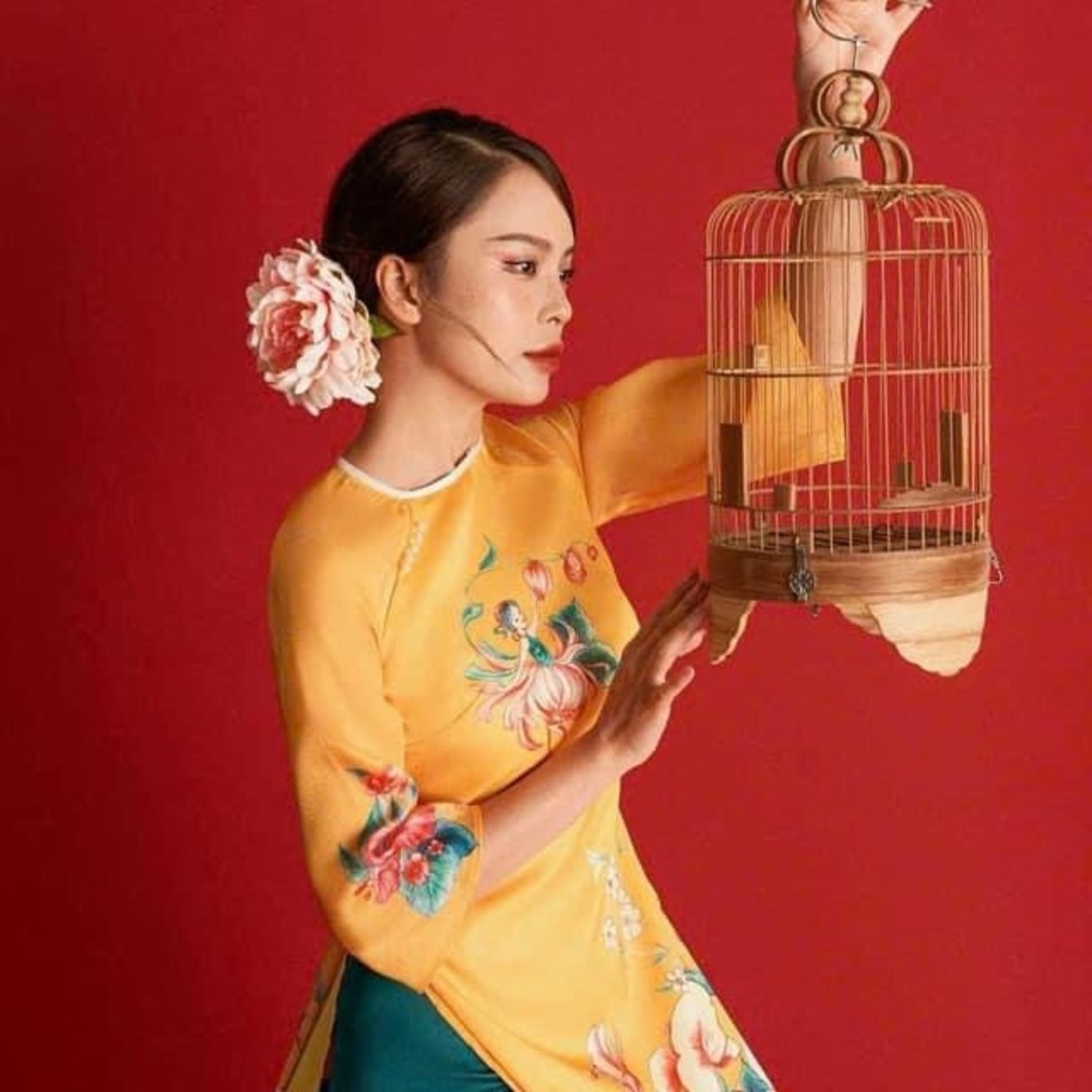 Beautiful Matching Mom & Daughter Ao Dai